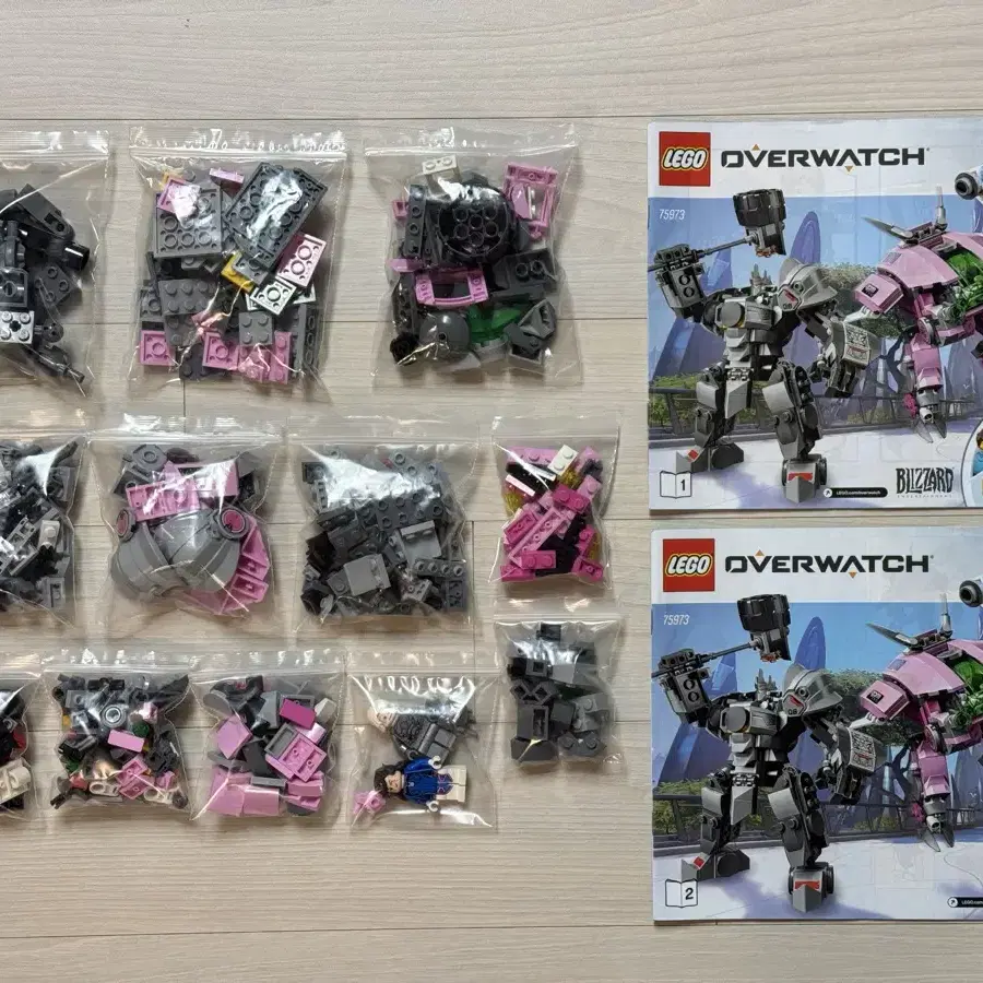 레고 75973 D.Va vs 라인하르트 (중고) LEGO 오버워치