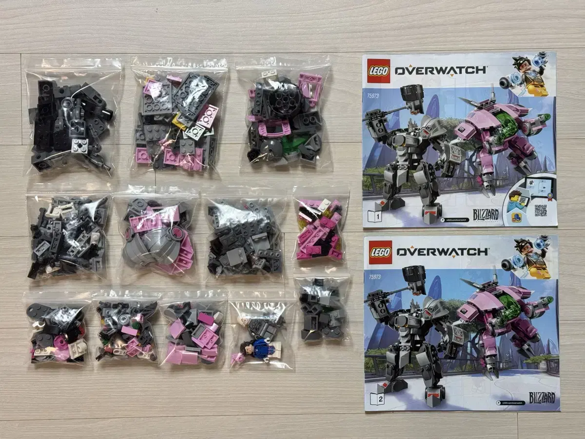 레고 75973 D.Va vs 라인하르트 (중고) LEGO 오버워치