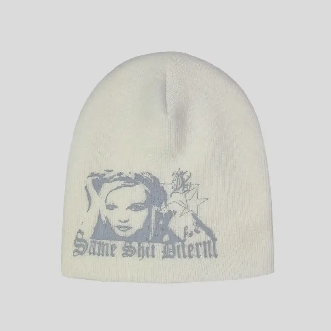 배디 비니 badee Mila Graphic Beanie Ivory