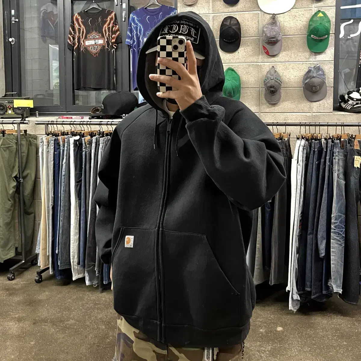 Carhartt 후드 집업 (110)