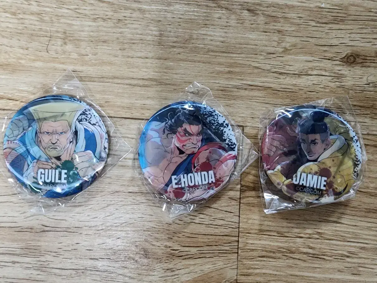 streetfighter lenticular badge,badge gail,honda,jamie