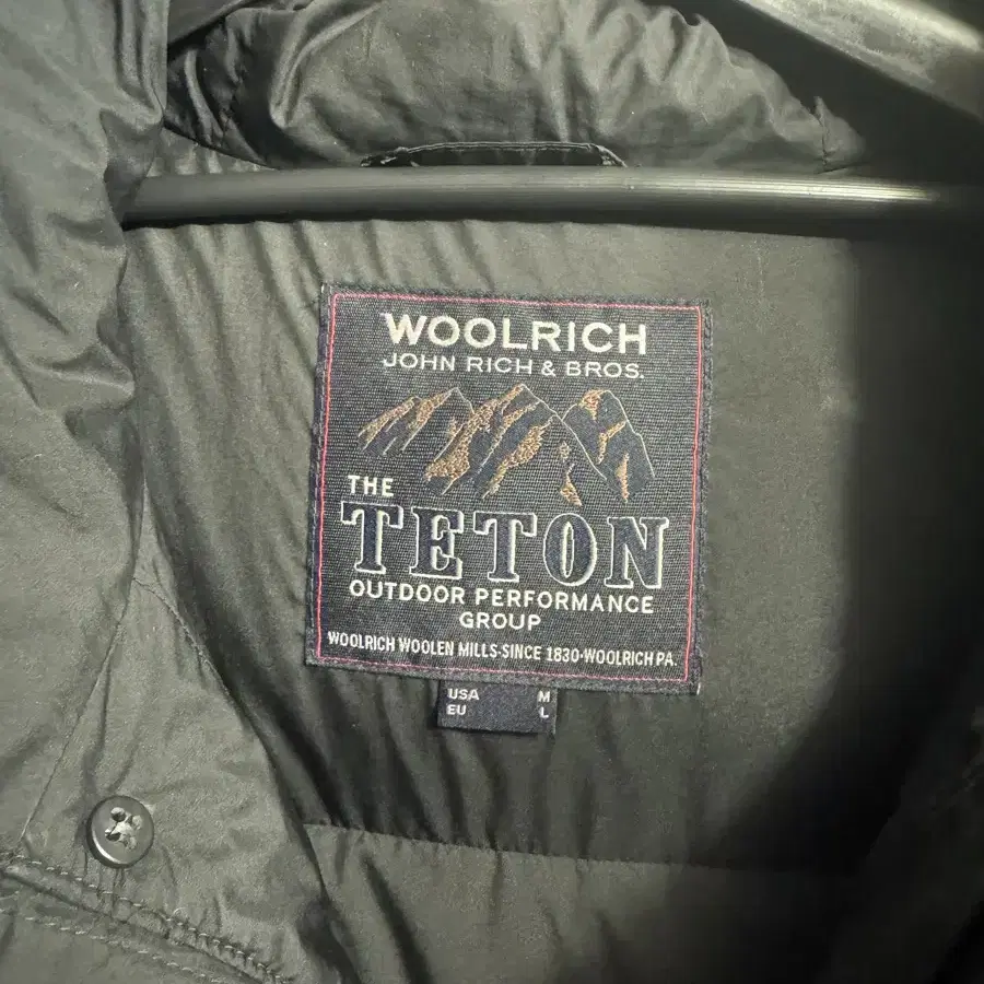 울리치 다운 자켓 ( WOOLRICH TETON DOWN JACKET)