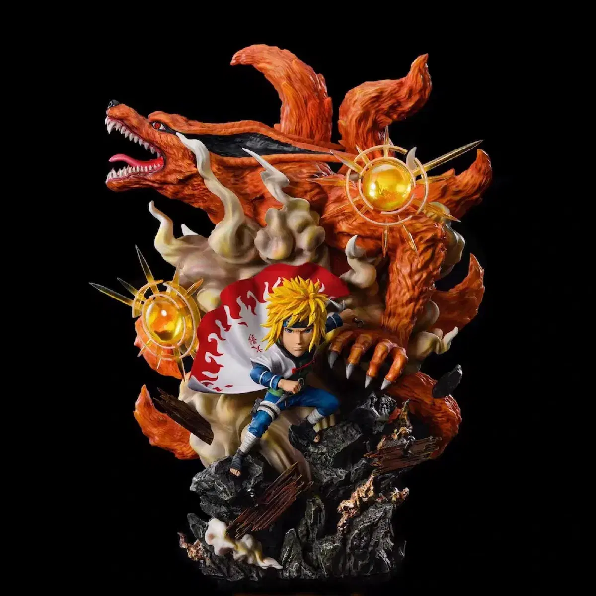 (Spot)ST Minato & Gumi Resin Statue Naruto Resin Naruto Figures