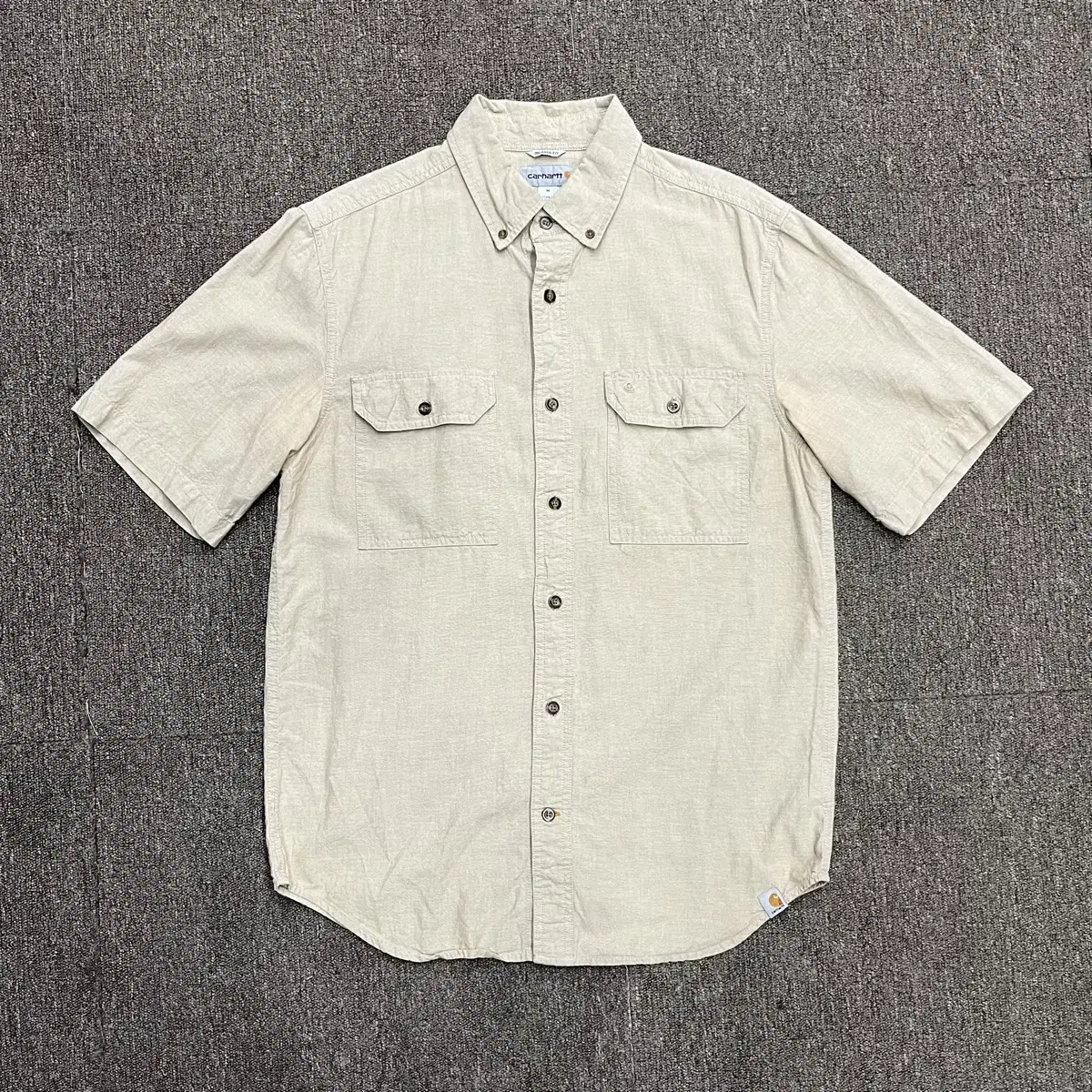 (M) Calhart Short Sleeve Work Shirt