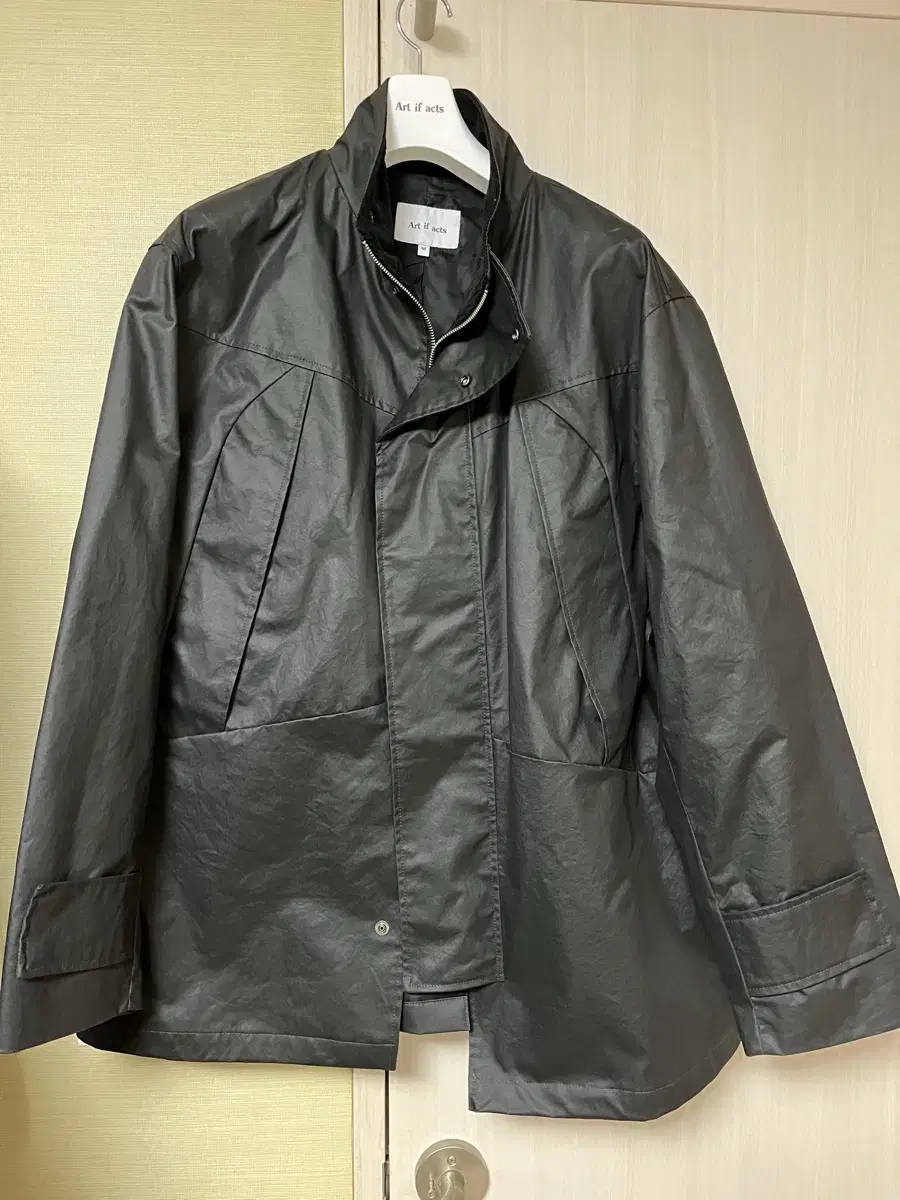 아트이프액츠 British Waxed Monster Parka_ Blac