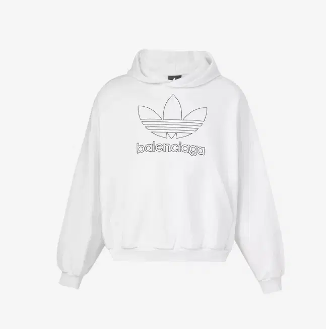 [New Arrivals] Balenciaga x Adidas Hoodie Large Fit White