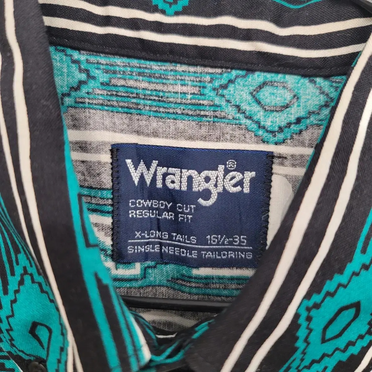 [105/XL] WRANGLER 랭글러 패턴 셔츠