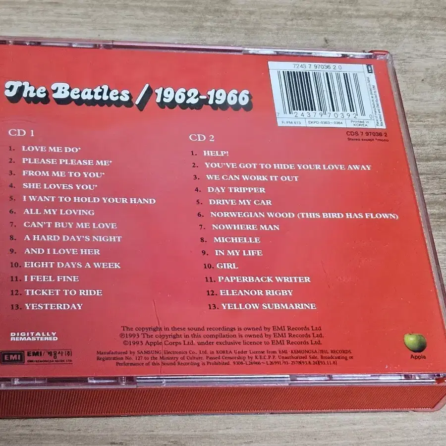 The Beatles - 1962-1966 (2CD)