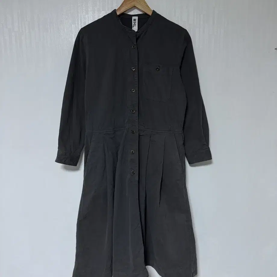 18aw 마가렛호웰 mhl 소프트 코튼 치노 원피스