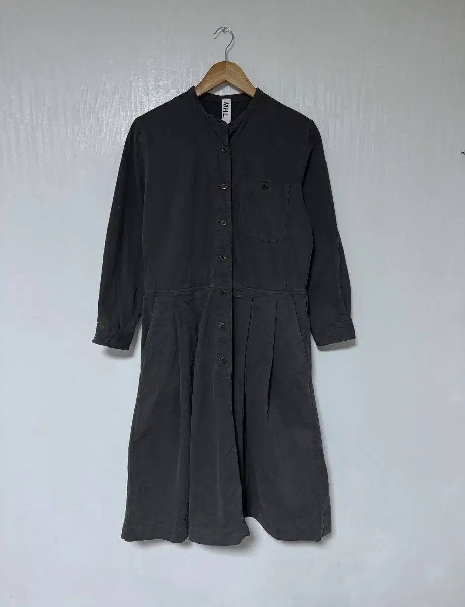 18aw 마가렛호웰 mhl 소프트 코튼 치노 원피스