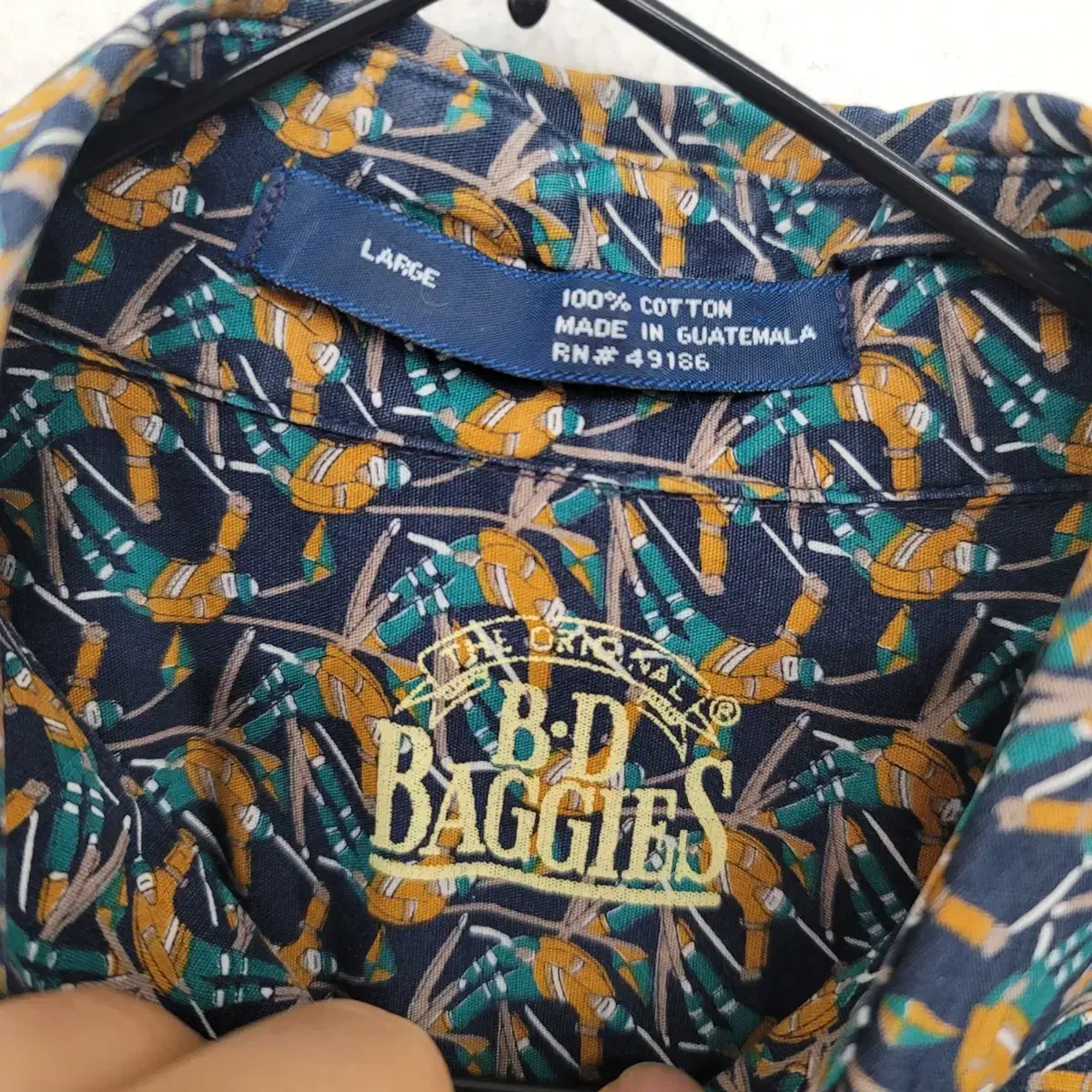 [100/L] B.D BAGGIES 네이티브 패턴 셔츠