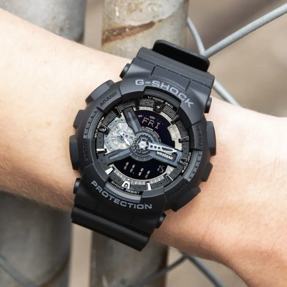 지샥 빅페이스 (G-SHOCK GA-110) 올블랙 판매합니다