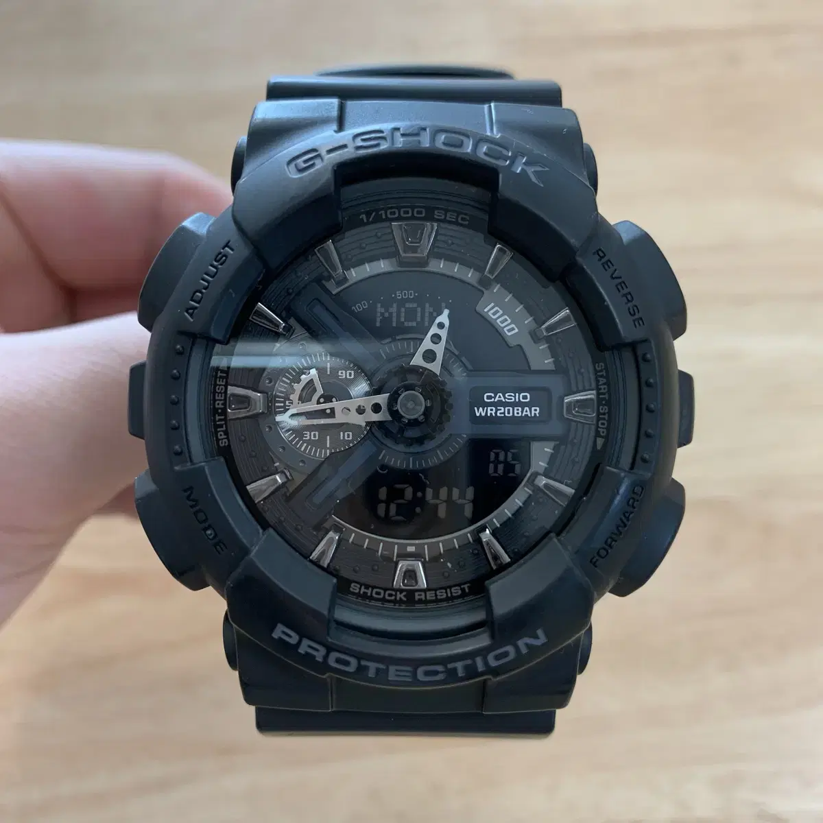 지샥 빅페이스 (G-SHOCK GA-110) 올블랙 판매합니다