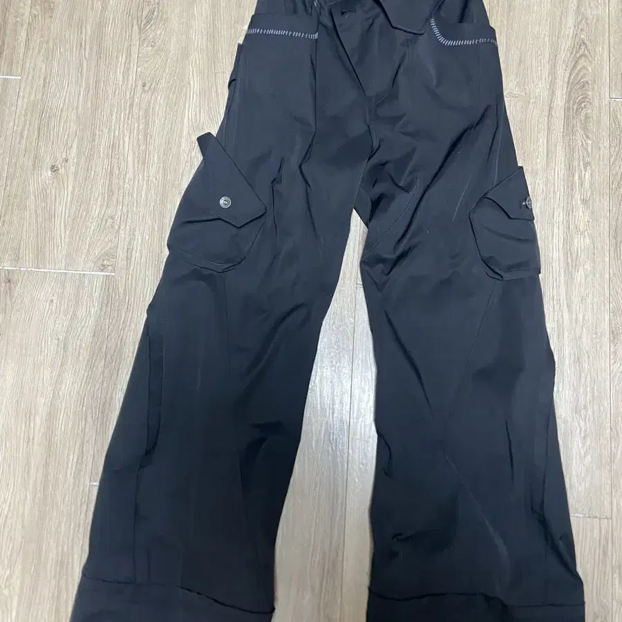 [L] aesynctx 에이시네틱스 wide pants black