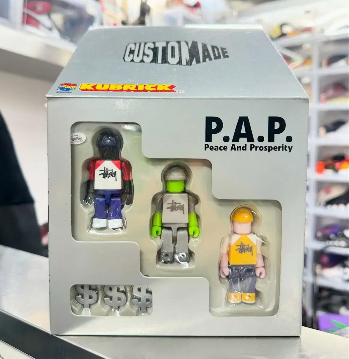 스투시 큐브릭 STUSSY KUBRICK P.A.P FIGURE SET