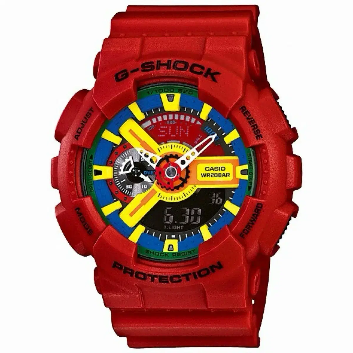 지샥 빅페이스 (G-SHOCK GA-110) 크레이지 레드 판매합니다