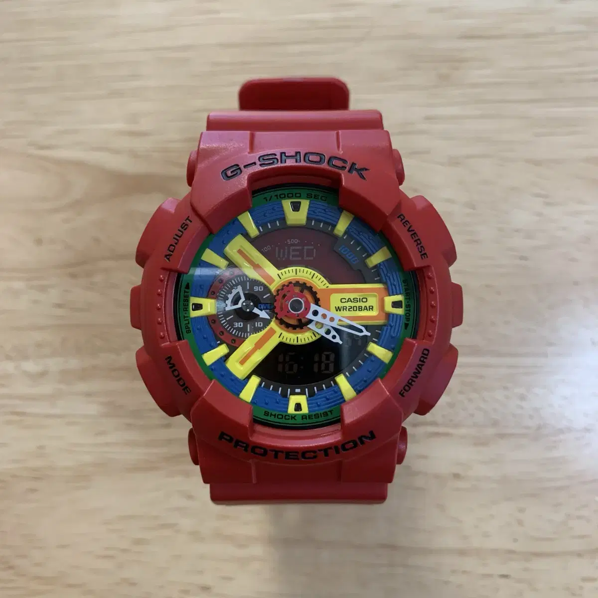 지샥 빅페이스 (G-SHOCK GA-110) 크레이지 레드 판매합니다