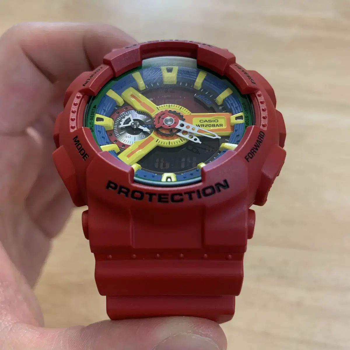 지샥 빅페이스 (G-SHOCK GA-110) 크레이지 레드 판매합니다