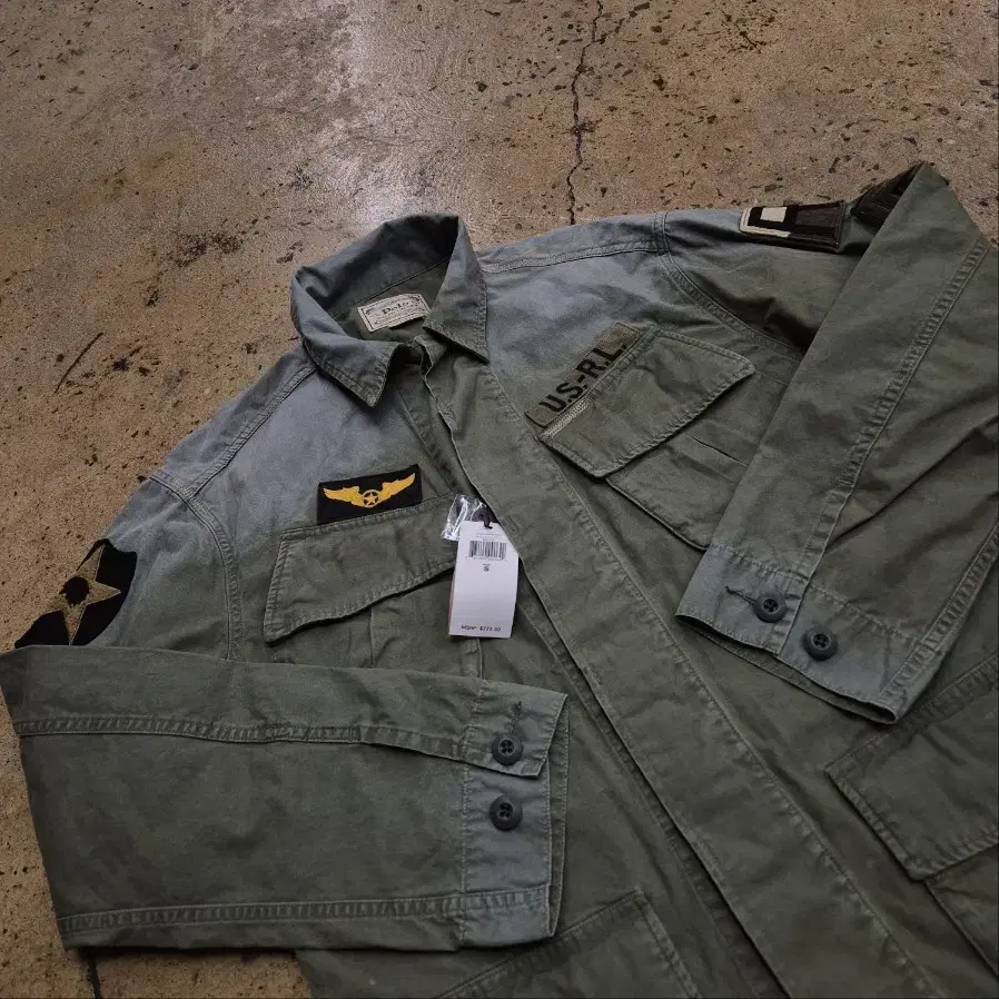 [ Genuine/S ] Polo Ralph Lauren Military Jungle Puttyg Jacket