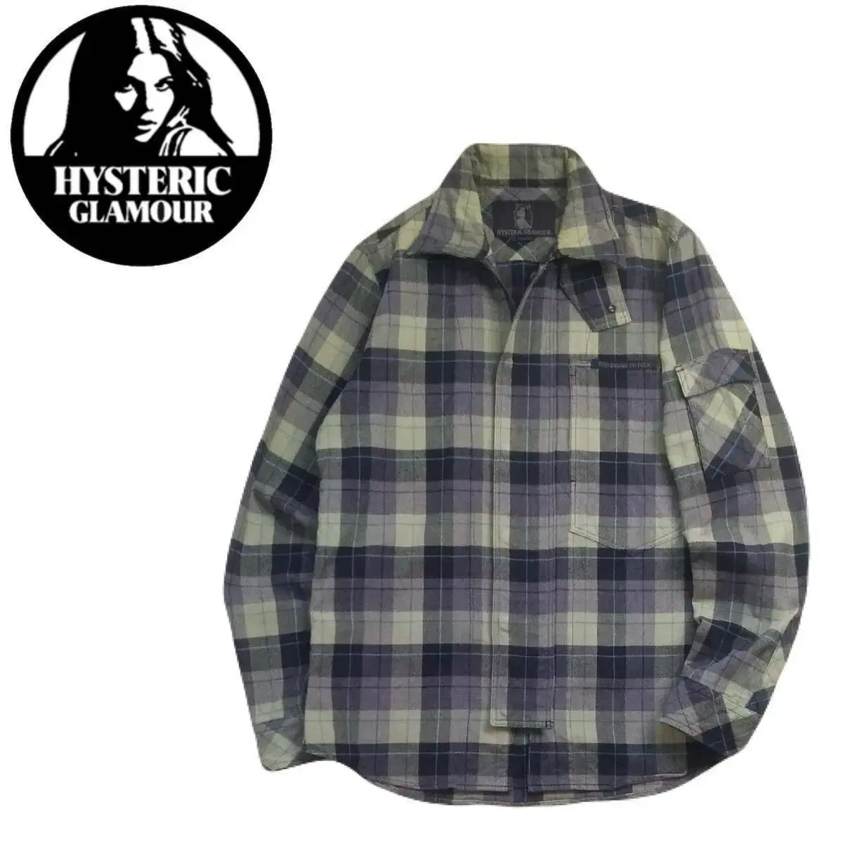 Hysterical Glamour Check Shirt Jacket