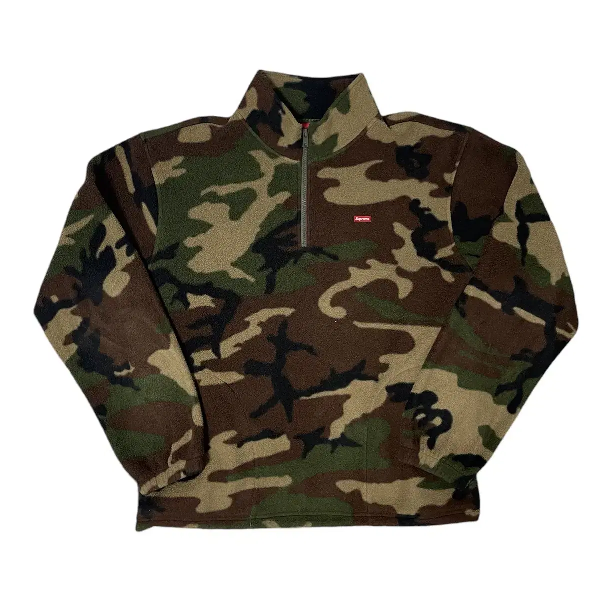 Supreme Camo Polartec Half Zip Up