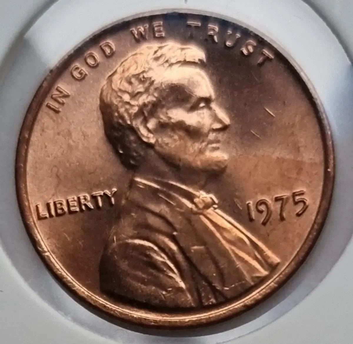 Lincoln 1 cent 1975 Unused penny