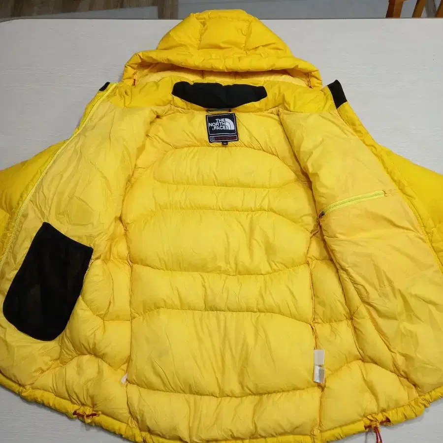 M90 NORTHFACE HyVent 구스다운 숏패딩 노랑 M-711