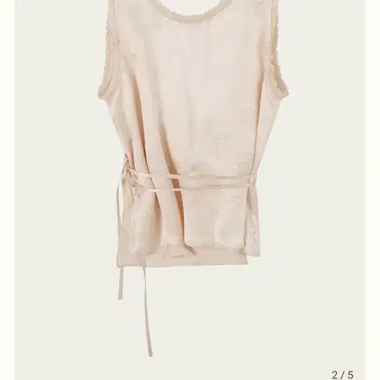 리본빛 Tippy Shirring Blouse - Peach