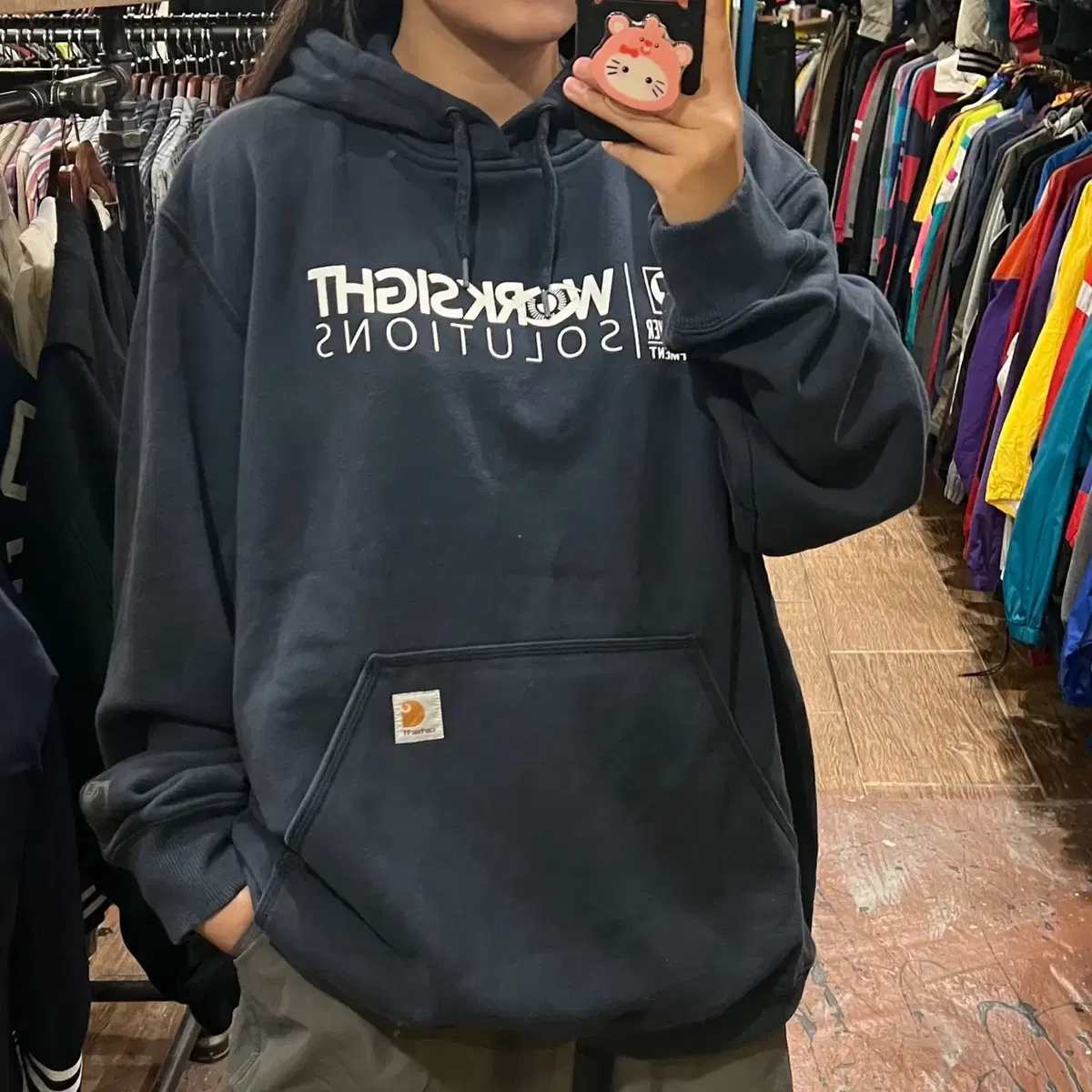 [HI]Calhart Hoodie Navy