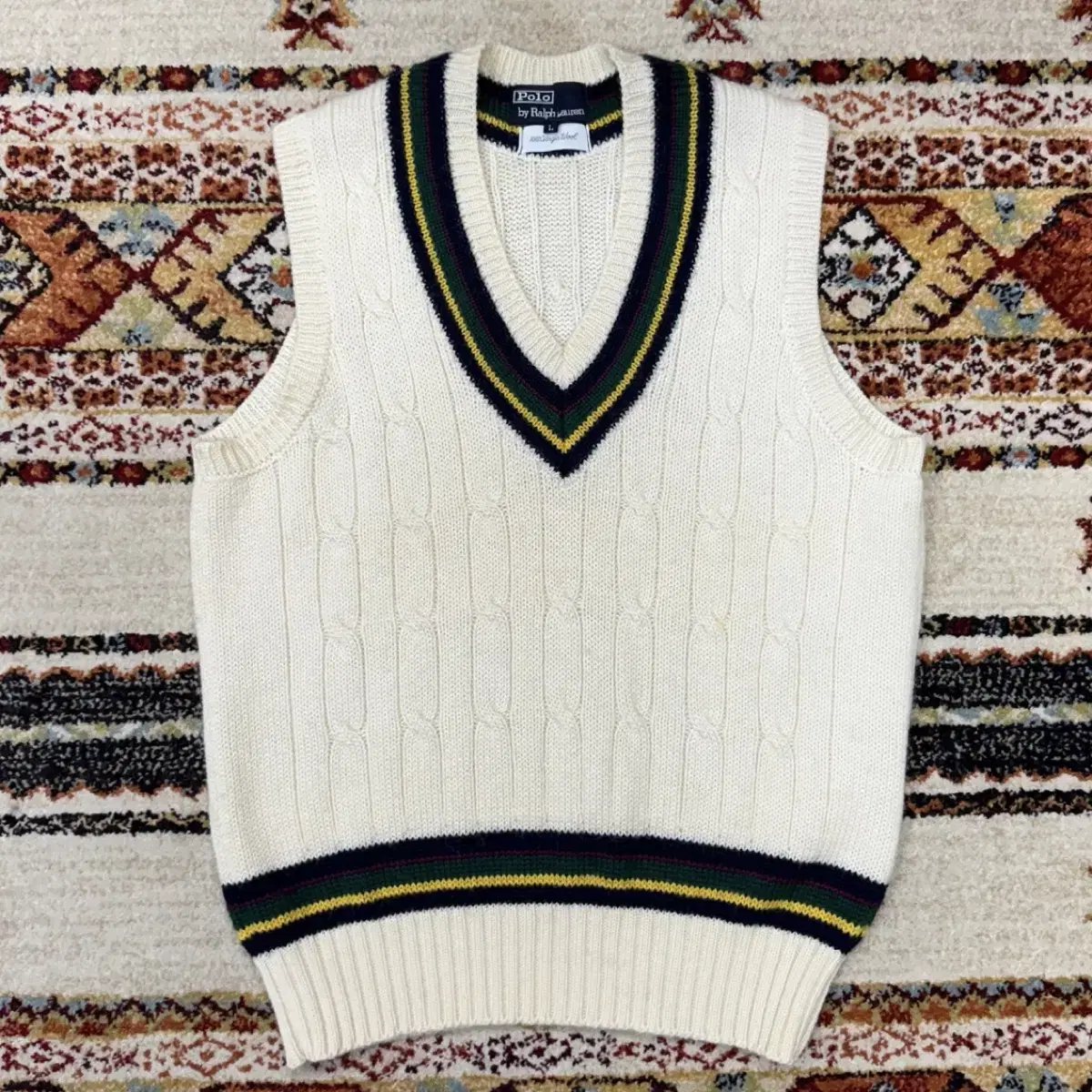 Polo Ralph Lauren Virgin Wool Cricket Vest