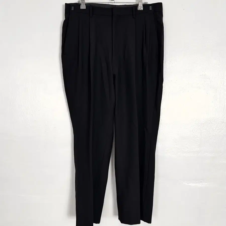 vintage adjust two tuck wool wide pants