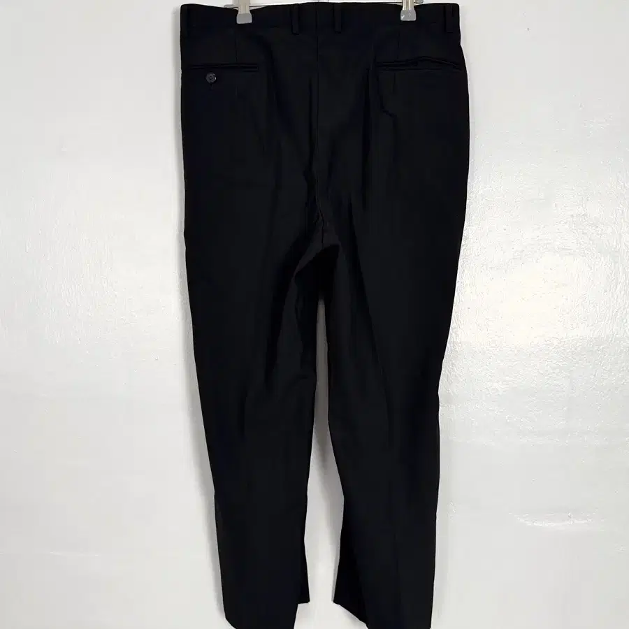 vintage adjust two tuck wool wide pants