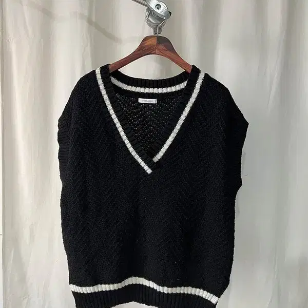 GLOBAL WORK overfit knit vest