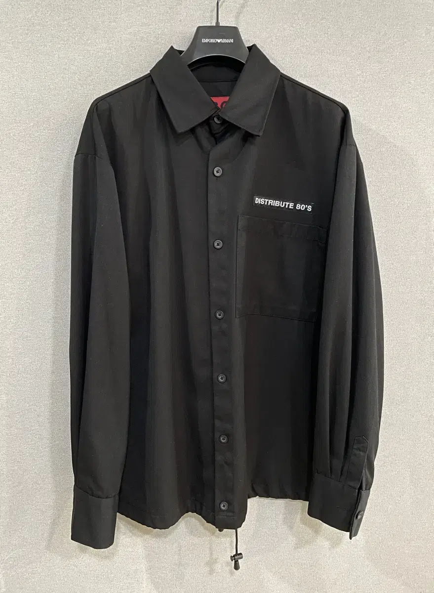 esc studio black overshirt