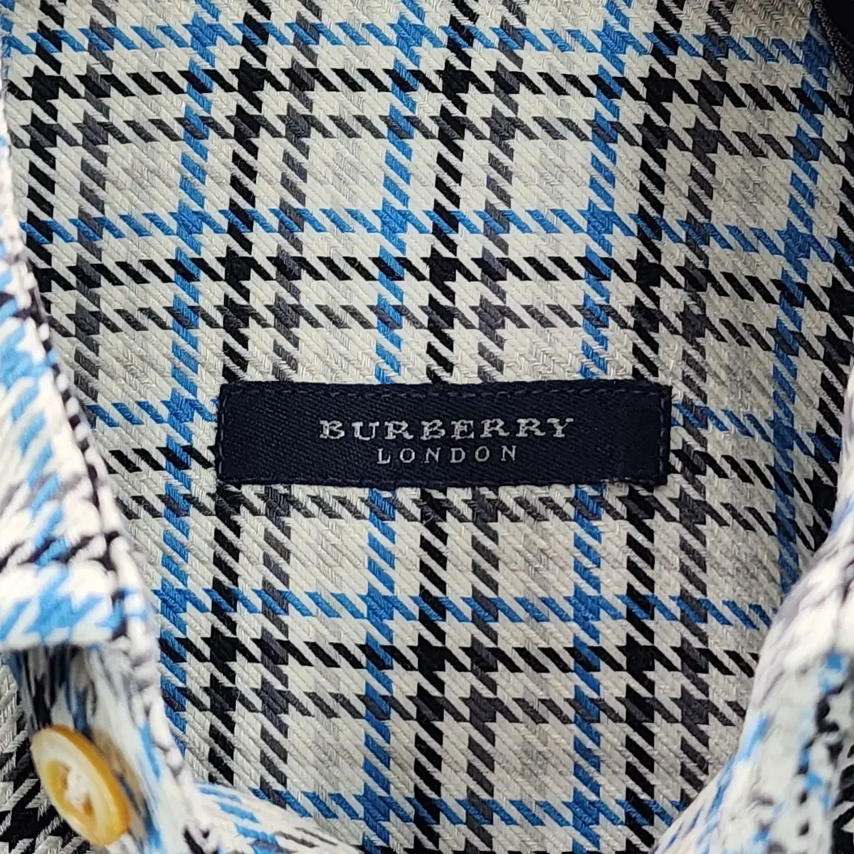 [M] Burberry 버버리 헤링본 체크 셔츠 남방