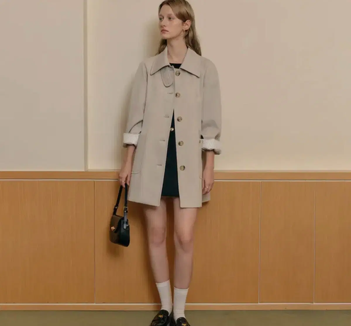 Lookcast ni-ki Half Trench Coat