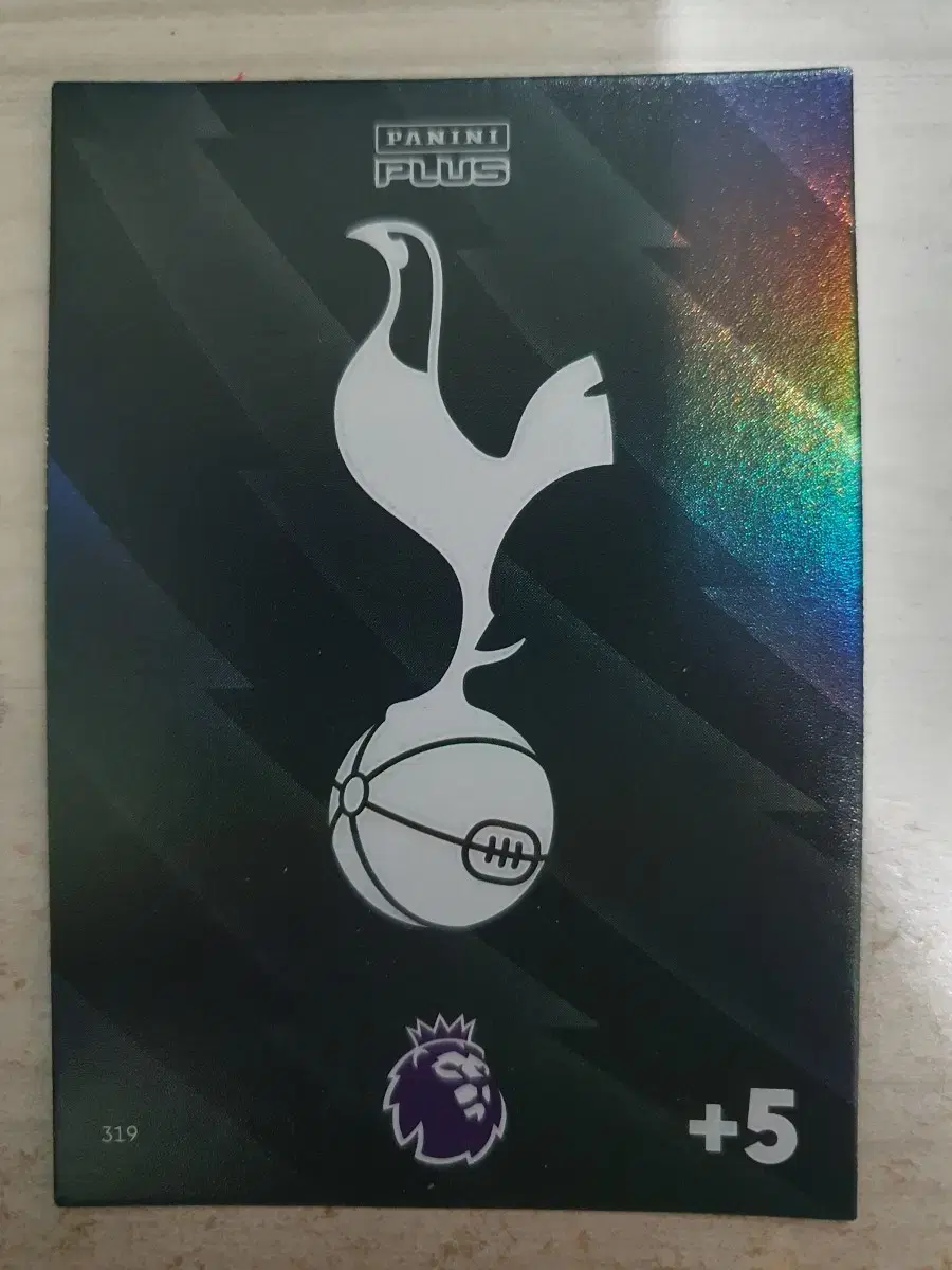 Panini EPL Premier League Tottenham logo kard sells