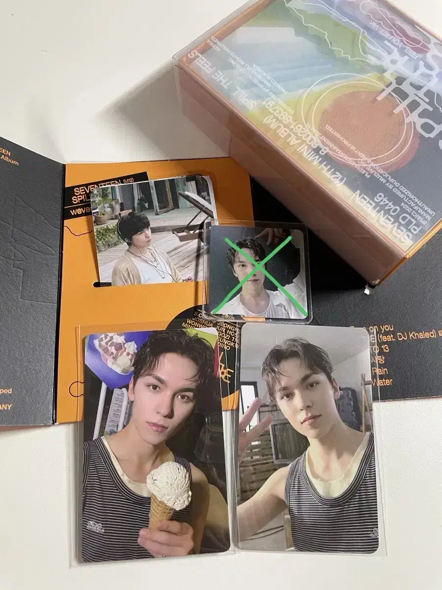 SEVENTEEN Mini Album 12 SUDDEN FLEX Vernon (Weverse pre-order benefit, beatroad LUX D PHOTOCARD, KIT