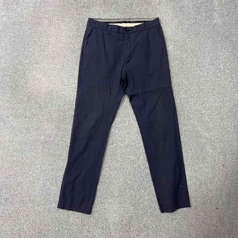 Hanley Cotton Navy Chino Pants 32