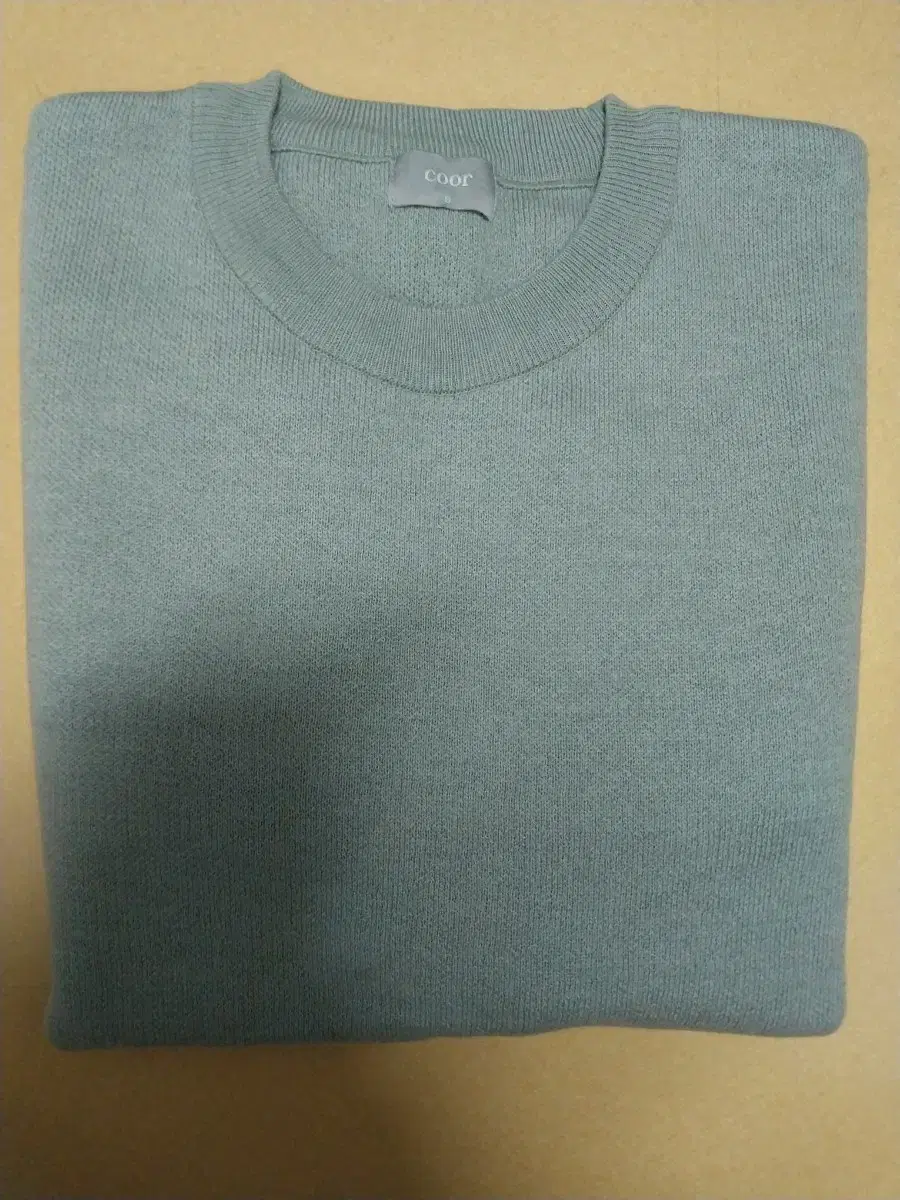 [S] Coor Topfill Cashmere Round Knit in Graceless Green