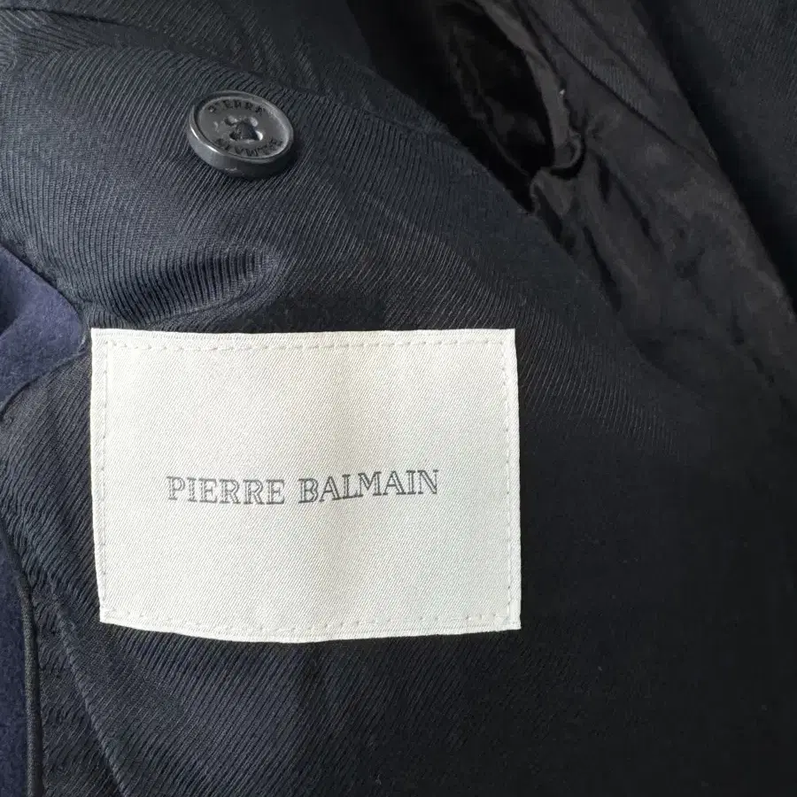 PIERRE BALMAIN 피에르발망 더블브레스티드 네이비 울자켓