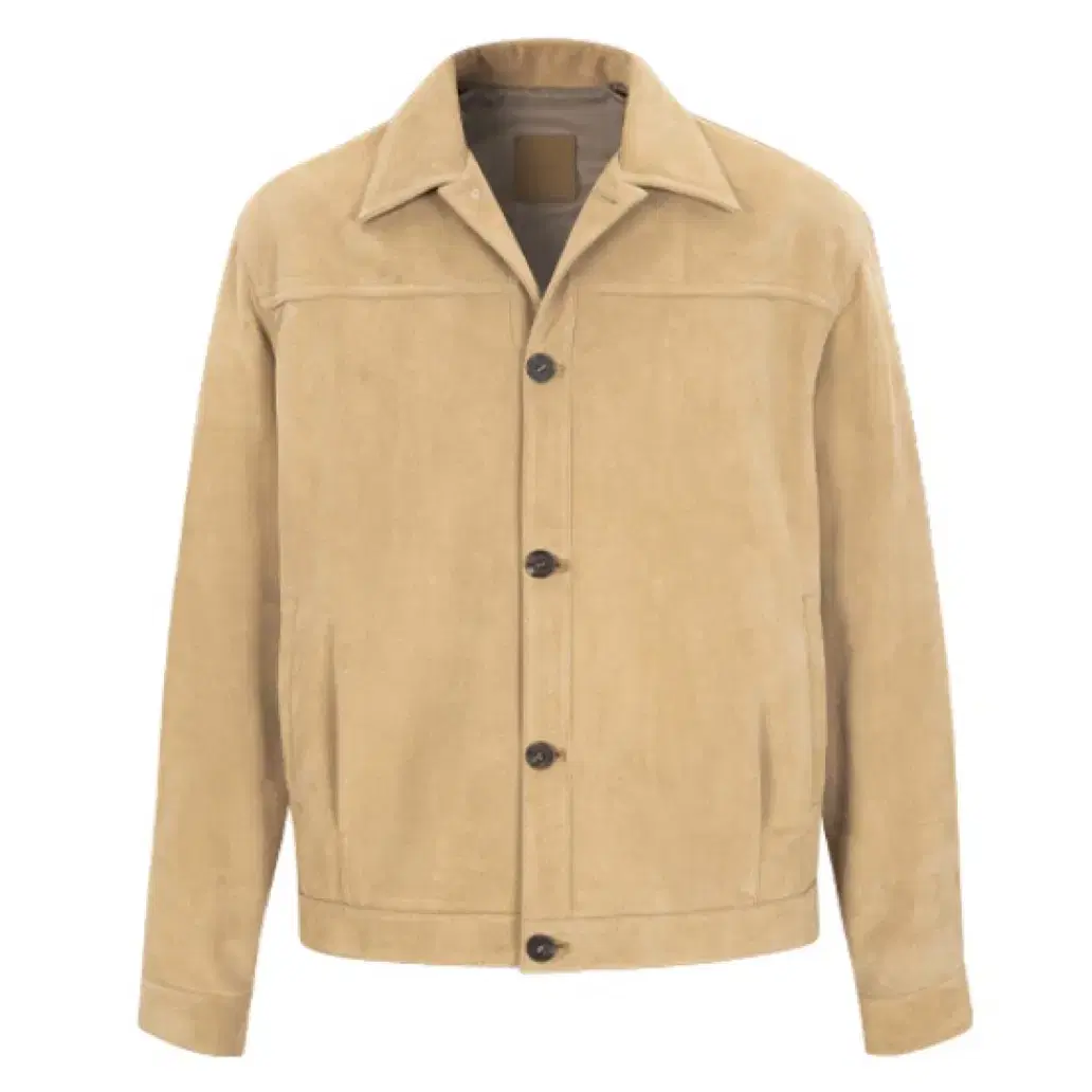 le17septembre homme suede jacket camel