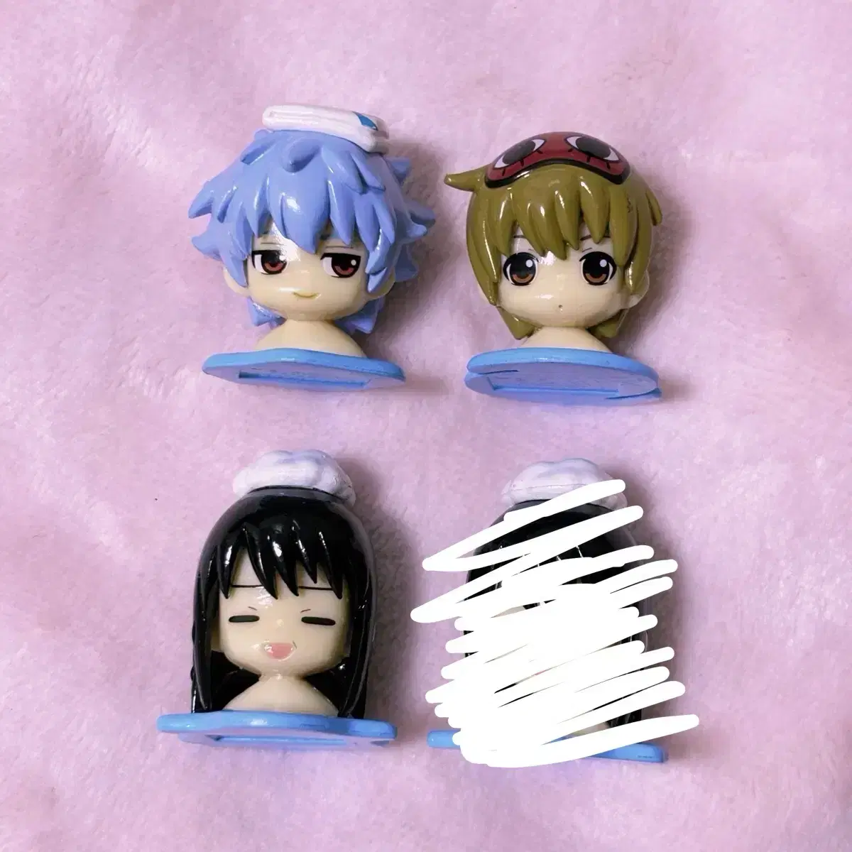 Gintama Bathing Figures Onsen Kintoki Katsura Okita Sogo Machiboke