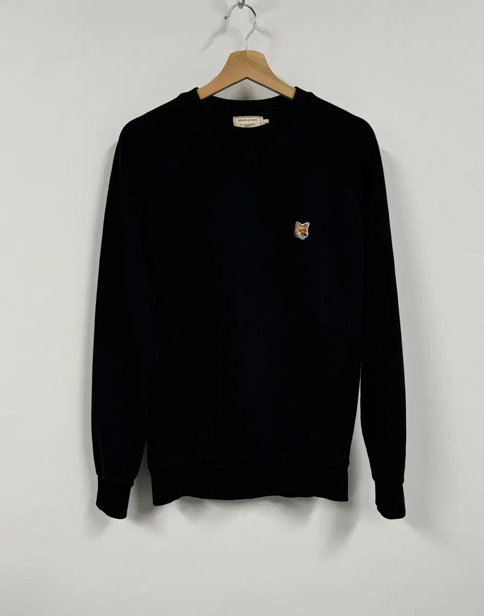 MAISON KITSUNE Maison Kitsune Foxhead black sweatshirt