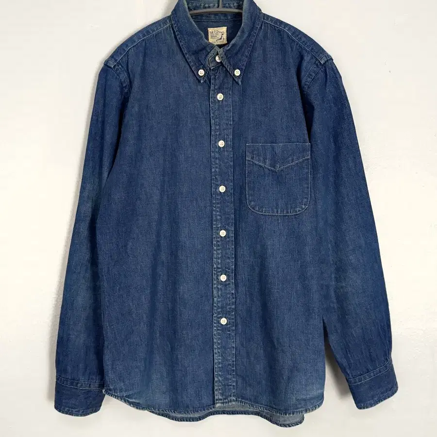 orslow button down denim shirt