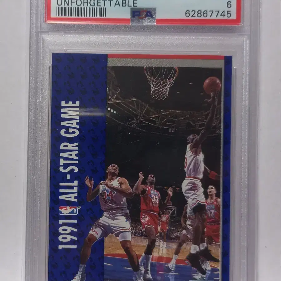 NBA 마이클조던 1991 올스타 PSA6