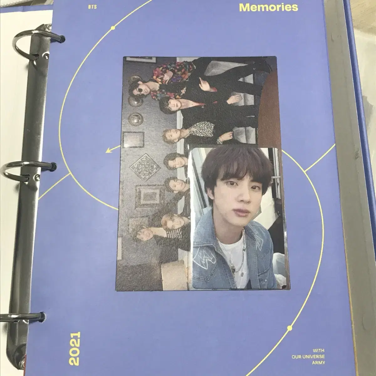 2021 방탄 메모리즈 디비디 DVD 풀박 포카포함 석진