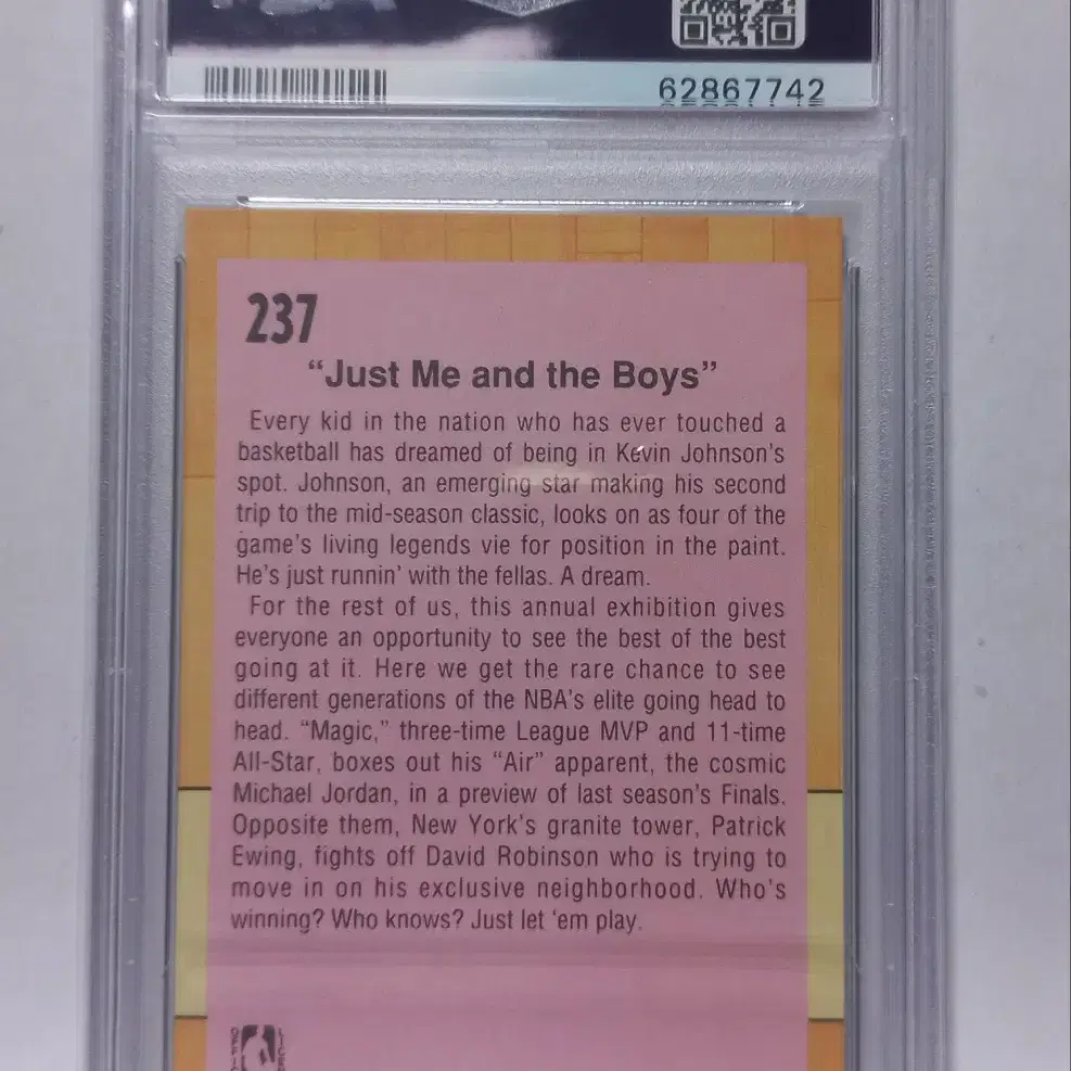 NBA 마이클조던 1991 올스타 PSA9