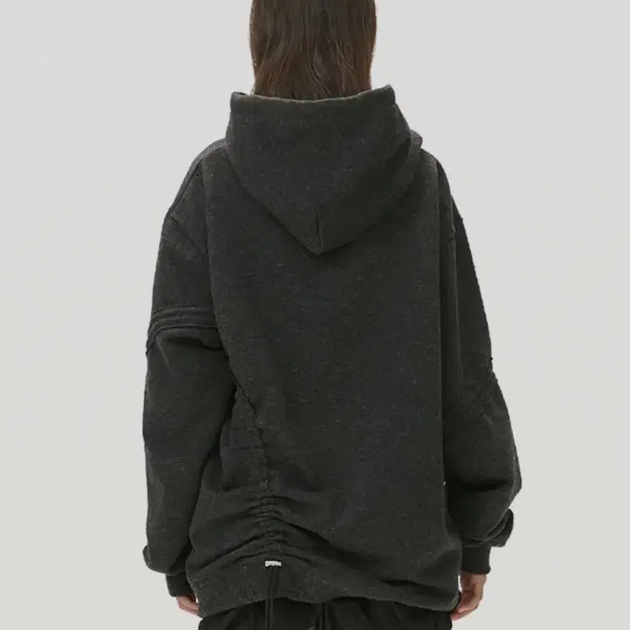 모어댄파라다이스 STRING WOOL HODDED SWEATSHIRT -