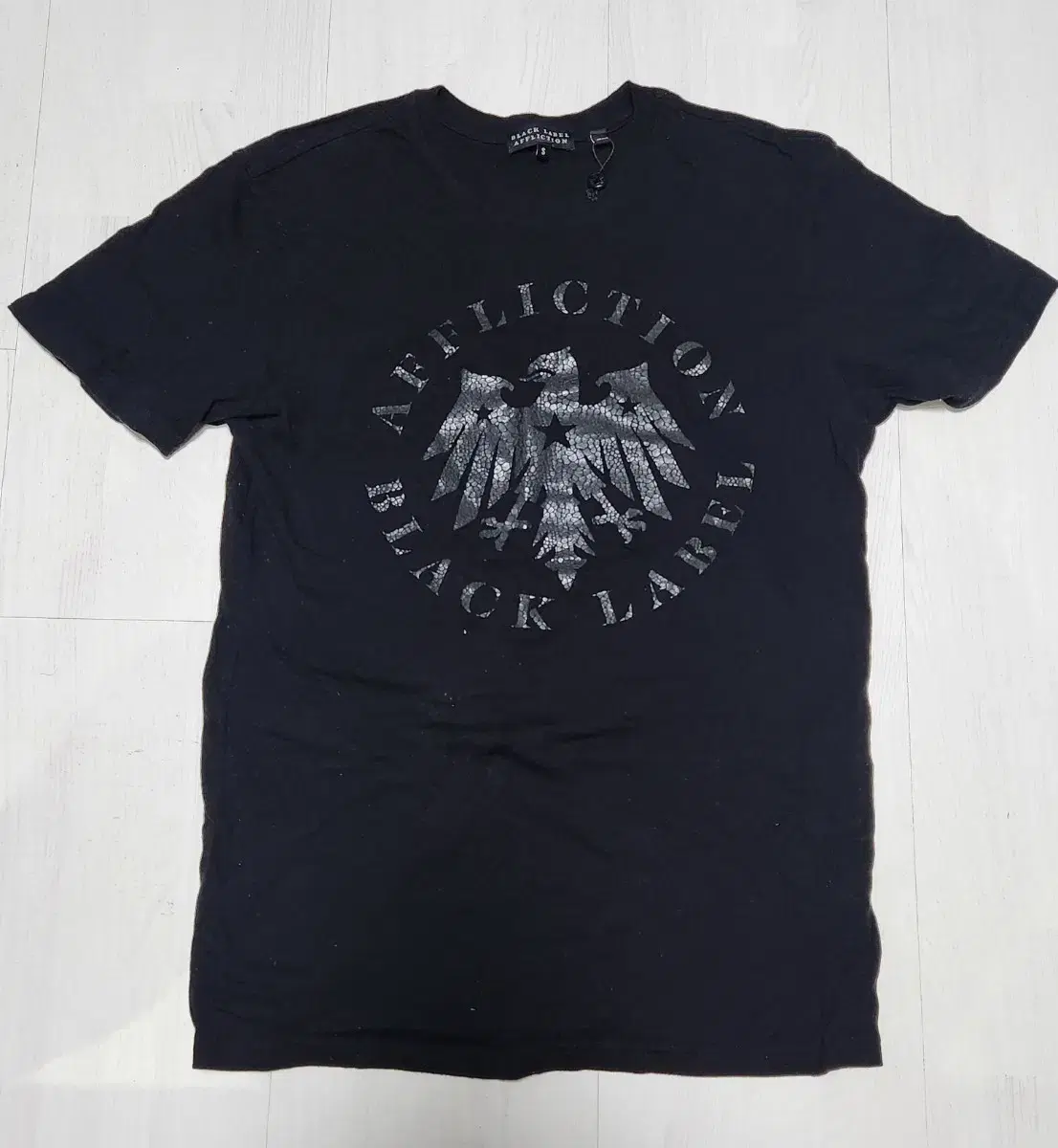 Affliction affliction size S short sleeve t-shirt blackbird for sale.